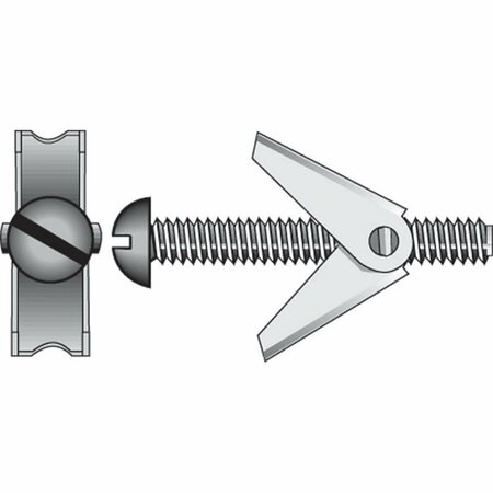 ACEDS 5333687 0.13 x 4 in. Toggle Bolt, 12PK 7395577